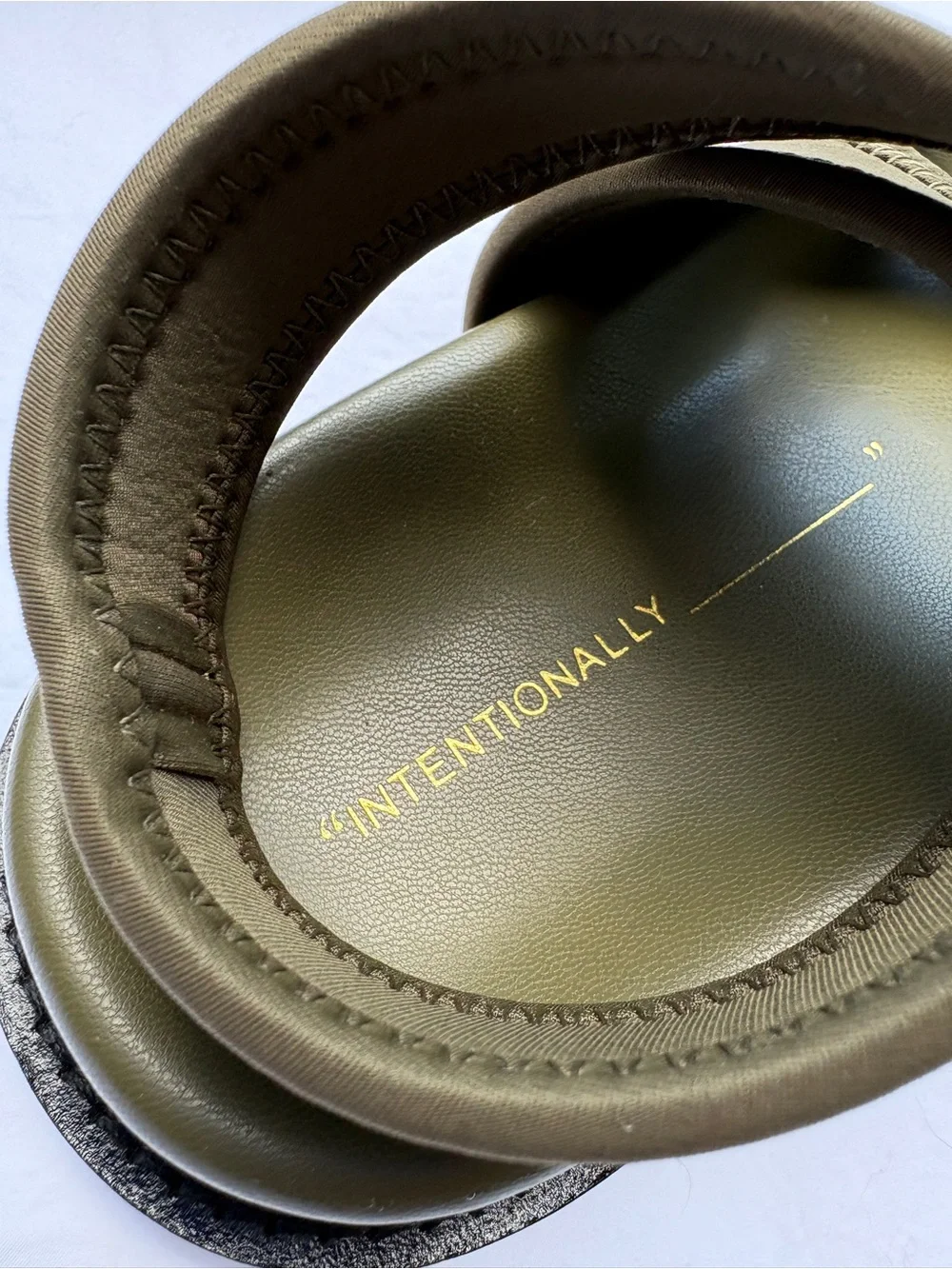Anthropologie Intentionally Blank Women’s Maggy Neoprene Sandals Olive Green 6